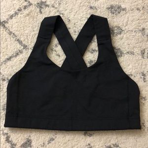 Lululemon Black All Sports Bra in Size 8